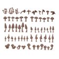 Dekorácia AK Interactive - Forest Mushrooms (62 ks)