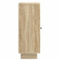 vidaXL Servírovacia skriňa Dub sonoma 33 x 34,5 x 90 cm
