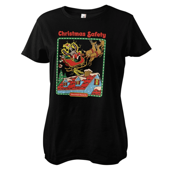 Dámske tričko Steven Rhodes - Christmas Safety: Electrical Hazard