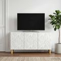 vidaXL TV skrinka 99 x 34,5 x 50 cm Biela Kompozitné drevo