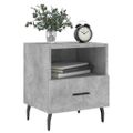 vidaXL Nočné stolíky 2 ks betónovo sivé 40x35x47,5 cm kompozitné drevo