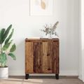 vidaXL Servírovacia skriňa Staré drevo 60 x 35 x 70 cm