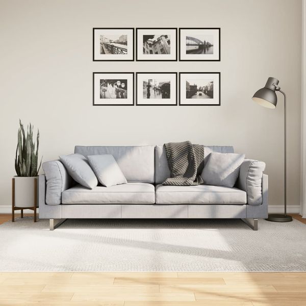 vidaXL Koberec IZA krátky vlas škandinávsky vzhľad krémový 160x230 cm