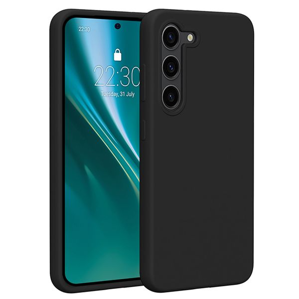 Etteri Silikónové puzdro pre Samsung Galaxy S23 čierna