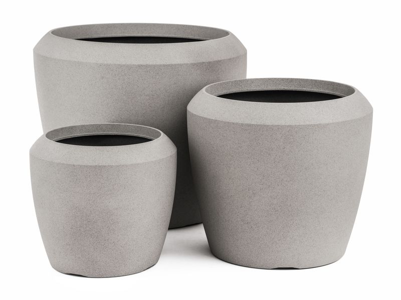 Kvetináč G21 Cement Round 44 x 44 x 39,5