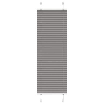 vidaXL plisovaná roleta antracit 45x150 cm Šírka látky 44,4 cm