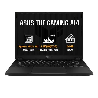 ASUS TUF Gaming A14/FA401EA-RG062WZ/AIMAXPLUS-392/14''/2560x1600/64GB/1TB/AMD int/W11H/Gray/2R