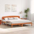 vidaXL Rám postele Včelí hnedý 180 x 200 cm Masívne borovicové drevo