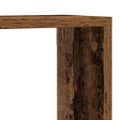 vidaXL Stenné police 2 ks Staré drevo 80 x 15 x 26 cm Kompozitné drevo