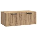 vidaXL Nástenná TV skrinka 78,5 x 41 x 30 cm Dub artisan