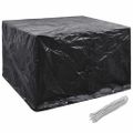 vidaXL Ochranné obaly na záhradný nábytok 2 ks 135x135cmx90 cm 8 očiek