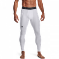 Kompresné legíny HG Armour Leggings White - Under Armour, veľkosť M, veľkosť oblečenia M