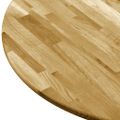 vidaXL Stolová doska dubové drevo okrúhla 23 mm 900 mm