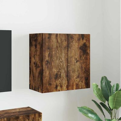 vidaXL TV nástenná skriňa Nástenný Dymová dub 59,5 x 31 x 60 cm