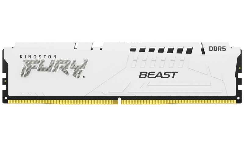 Kingston FURY Beast EXPO/DDR5/16GB/6800MHz/CL34/1x16GB/White Operačná pamäť, DDR5, 16GB, 6800MT/s, DIMM, CL34, biela