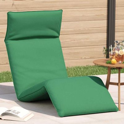 vidaXL Skladacie ležadlo zelené 175x54x8,5 cm oxfordská látka
