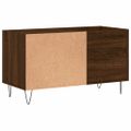 vidaXL Skrinka na platne hnedý dub 85x38x48 cm kompozitné drevo