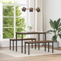 vidaXL lavička Staré drevo 110 x 35 x 45 cm Kompozitné drevo