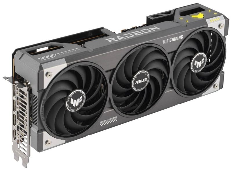 ASUS TUF Radeon RX 9070 O16G GAMING / 16GB GDDR6 / PCI-E / 3x DP / 1x HDMI Grafická karta, PCI-E, 16GB GDDR6, 1× HDMI, 3× DisplayPort, aktivní