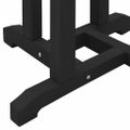 vidaXL Barový stôl Čierna 55 x 55 x 107 cm Polyetylén