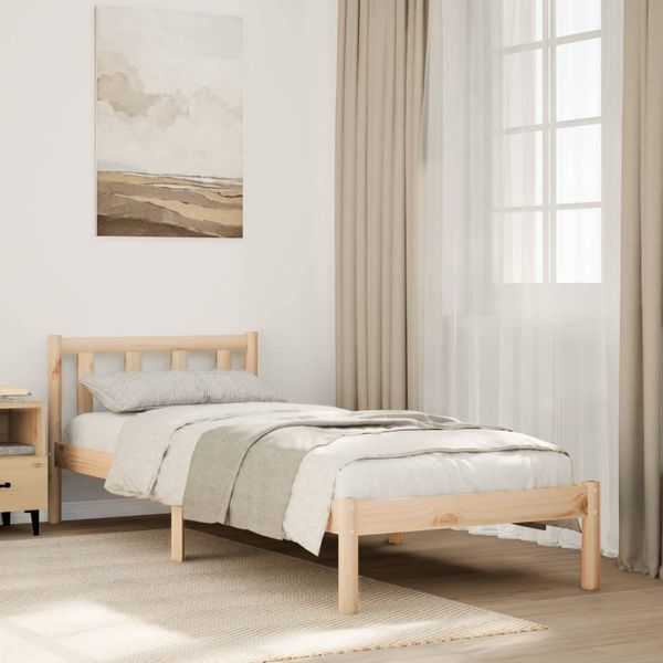 vidaXL Extra dlhá posteľ bez matraca 90x210 cm masívna borovica