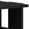 vidaXL Skrinky na topánky 2 ks, čierny dub 25x27x102 cm, umelé drevo