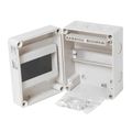 Rozvádzač FlatBOX 5906 IP65, 6mod., na omietku, priehl. dvere, 170x135x114mm
