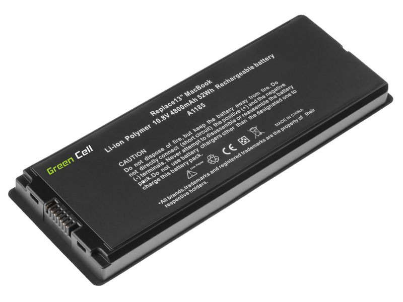 AP19 Green Cell Bateria A1185 do Apple MacBook 13 A1181 (2006, 2007, 2008, 2009)