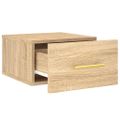vidaXL Nástenné nočné stolíky 2 ks dub sonoma 35x35x20 cm
