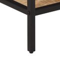 vidaXL Konzolový stolík 70x35x70 cm, surový mangový masív