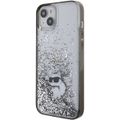 Karl Lagerfeld Case for iPhone 15 Plus 6.7" KLHCP15MLKCNSK Transparent HC LIQ. GLITTER C