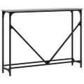 vidaXL Konzolový stolík sivý sonoma 102x22,5x75 cm kompozitné drevo