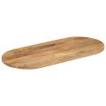 vidaXL Stolová doska 80x40x2,5 cm oválna masívny mangovník