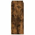 vidaXL Skriňa na topánky Dymový dub 48 x 36 x 92 cm Kompozitné drevo