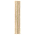 vidaXL Skrinky na CD 2 ks, dub sonoma 21x16x93,5 cm, kompozitné drevo