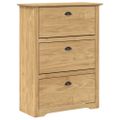 vidaXL Regál na topánky BODO 80 x 35 x 118 cm Kompozitné drevo
