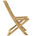 vidaXL Skladacie stoličky 2 ks 48,5x61,5x87 cm Masívne drevo akácia