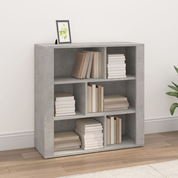 vidaXL Komoda betónovo sivá 80x30x80 cm spracované drevo