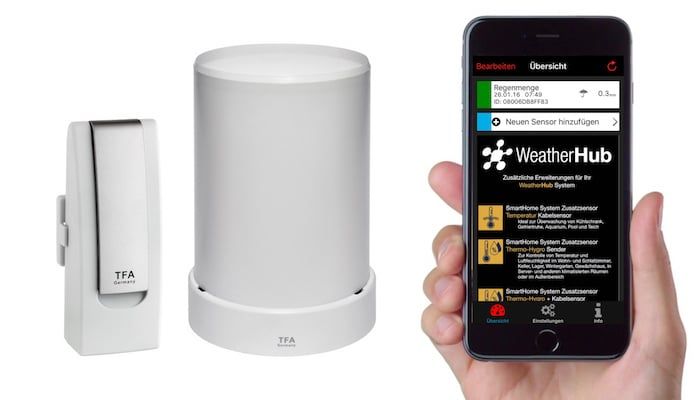 31.4003.02 TFA WeatherHub SET3 Bezdrôtový Monitor Klímy