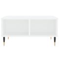 vidaXL Konferenčný stolík biely 60x60x30 cm kompozitné drevo