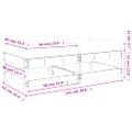 vidaXL Záhradné podnožky s vankúšmi 2 ks masívny douglas