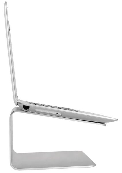 Neomounts NSLS050 / Notebookový stojan (ergonomický, 360 stupňov rotovateľný) / Strieborný podstavec, pre notebooky, 10"-17", nosnosť 5 kg, hliník, otáčateľný, strieborný
