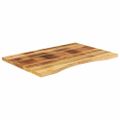 vidaXL Stolová doska so zakrivením 100x50x2,5 cm surový mangový masív