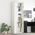 vidaXL Úložná skrinka 2 ks 60 x 40 x 210 cm Oceľ Zamykateľné