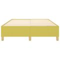 vidaXL Posteľný rám s boxspringom zelená 140x200 cm látka