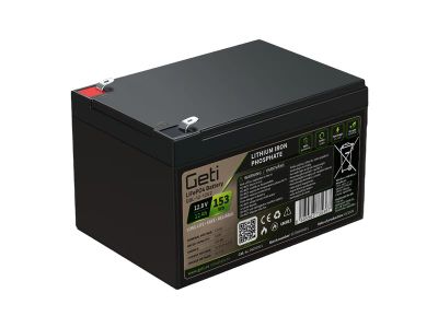 Batéria LiFePO4 12,8 V 12 Ah GETI GBL-12-12