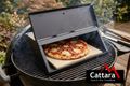 Pečiaca pec na pizzu Cattara 14111 SALERNO s dvierkami a teplomerom
