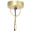 vidaXL Industriálna závesná lampa 25 W mosadzná 30 cm okrúhla E27