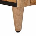 vidaXL Servírovacia skriňa s úložiskom Prírodná 60 x 33 x 75 cm
