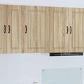 vidaXL Dvierka na umývačku Kalmar Sonoma dub 50 x 31 x 80 cm